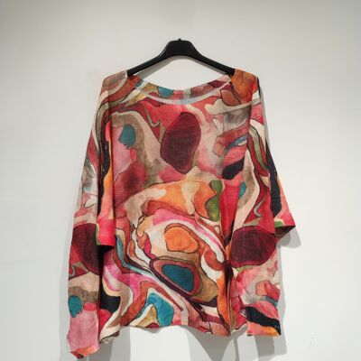PESS PRINT PE25 acrylique - col bateau