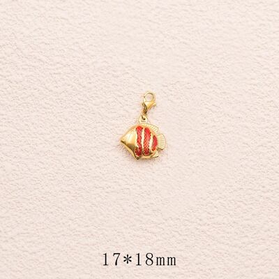 Charm - pez esmaltado