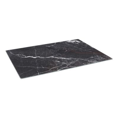 Planche à découper rectangulaire en verre - 40 cm x 30 cm - Marbre