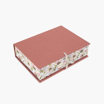 Scatola da scrivania con fiori primaverili A5