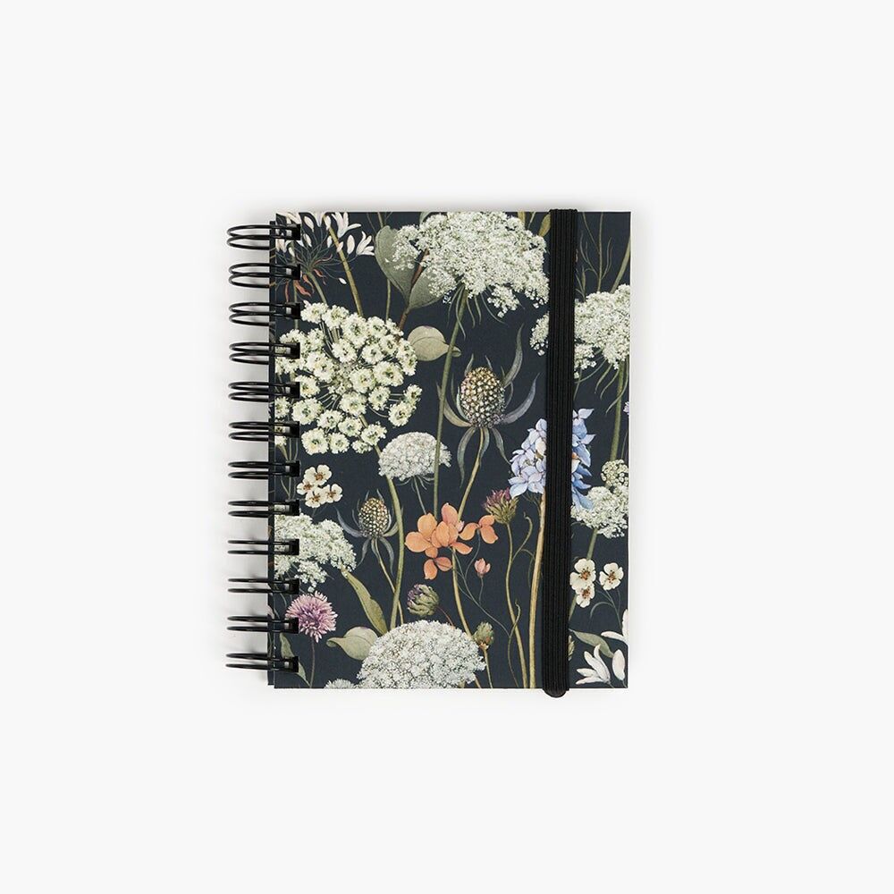 Quaderno Wyro A6 con copertina rigida, carta semplice - Fiori selvatici