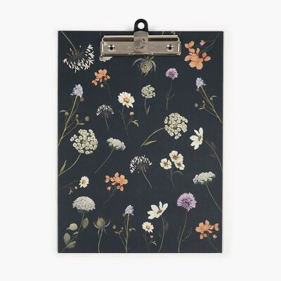 Plaque de serrage A4 Fleurs sauvages