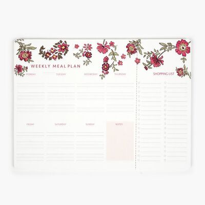 Planificateur de menus floraux et roses