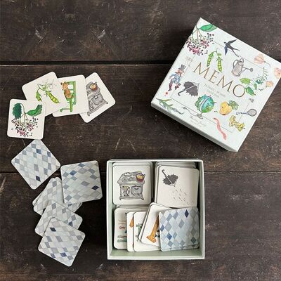 Jeu de mémoire – Les joies du jardin.Fabriqué en Europe