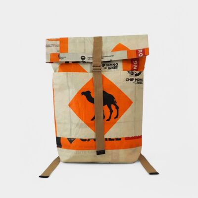 ZAINO | Zaino sostenibile in beige-arancio