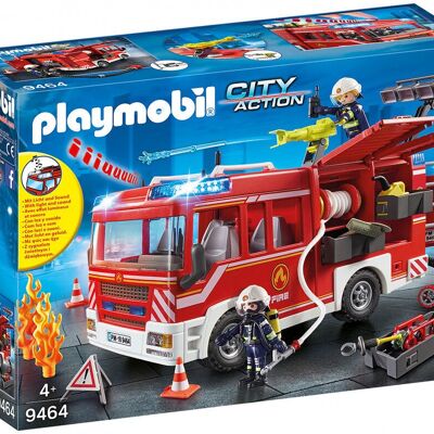 Figura de camión de bomberos Playmobil 9464 - Juguetes para bebés y niños - A partir de 4 años