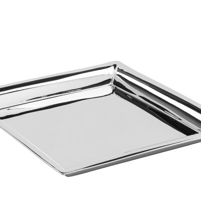 NAGANO tray silver L.24,W.24
