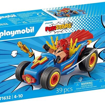Playmobil 71632 Funstars Playmobil Figurine de super-héros Funstars - Jouets pour bébés et enfants - 4 ans et plus
