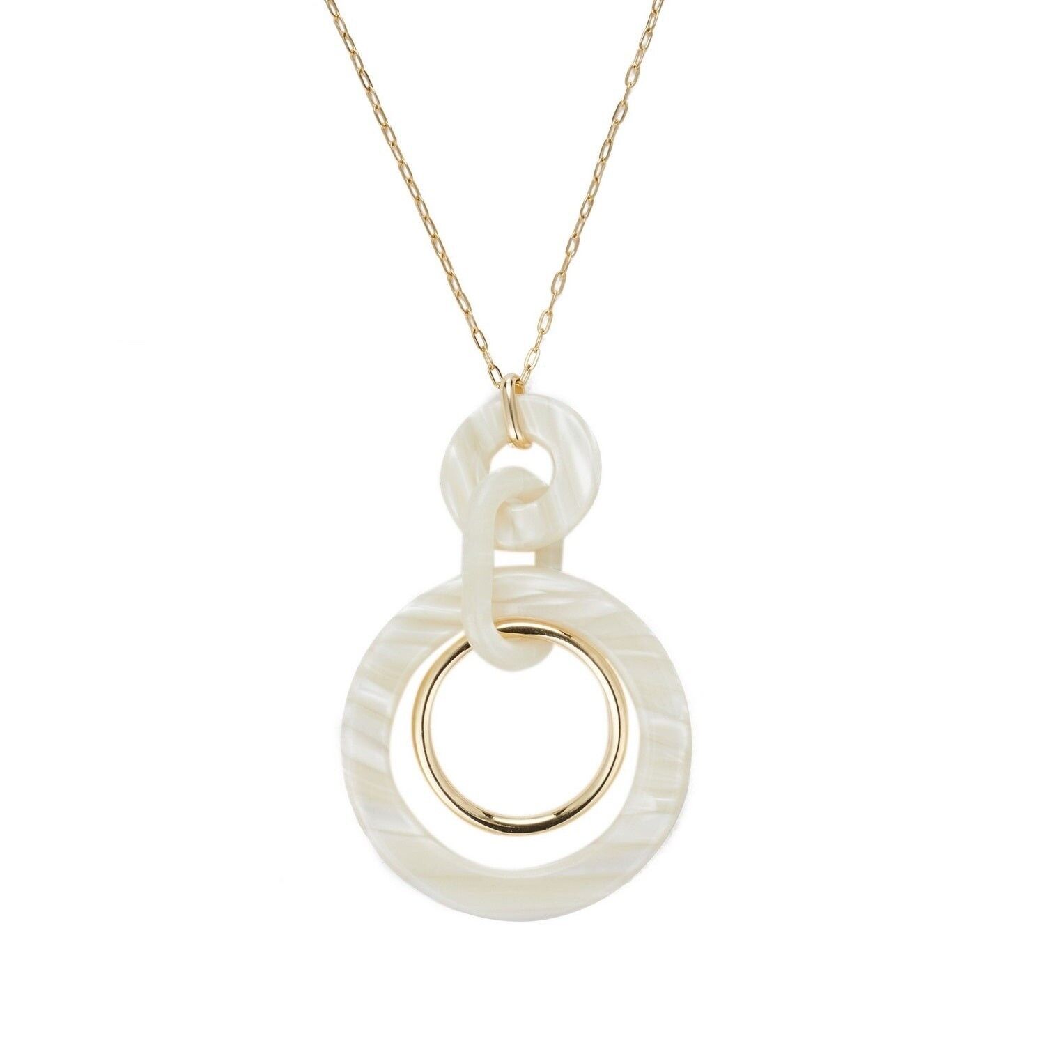 Collana Chadia in acciaio placcato oro