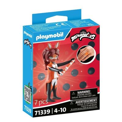 Playmobil 71339 Miraculous : Figurine Rena Rouge - Jouets pour bébés et enfants - 4 ans et plus
