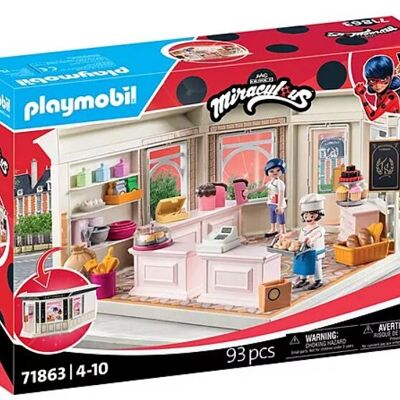 Playmobil 71863 Miraculous : Figurine Pâtissière Française - Jouets pour bébés et enfants - 4 ans et plus