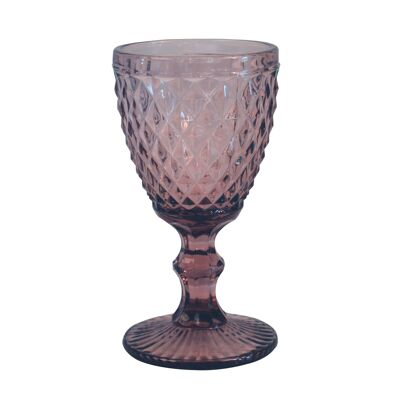 Diamond Pourpre - Stemmed glass 20 cl - MEDARD DE NOBLAT