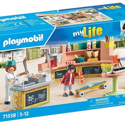 Playmobil 71538 Centro Commerciale Fast Food - Giocattoli per bambini e neonati - Età 5+