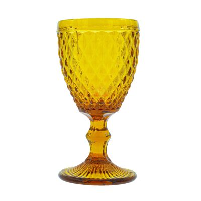 Diamond Ambre - Verre à pieds 20 cl - MÉDARD DE NOBLAT