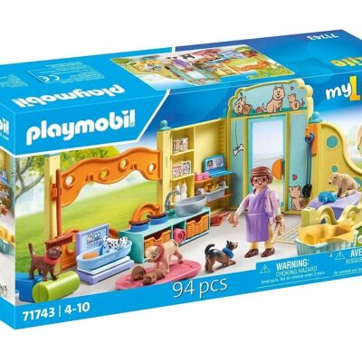Figura de cachorro de guardería Playmobil 71743 - Juguetes para bebés y niños - A partir de 4 años