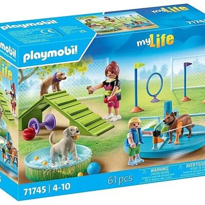 Figura de parque para perros Playmobil 71745 - Juguetes para bebés y niños - A partir de 4 años