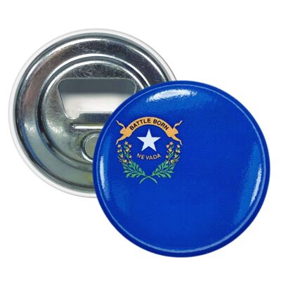 Magnet Bottle Opener - Nevada State Flag - USA