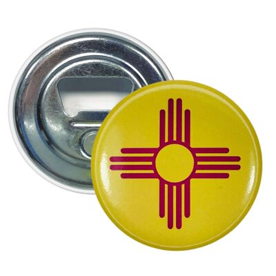 Magnet Bottle Opener - New Mexico State Flag - USA