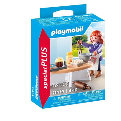 Figura de pastelero Playmobil 71479 Playmobil Special Plus - Juguetes para bebés y niños - A partir de 4 años