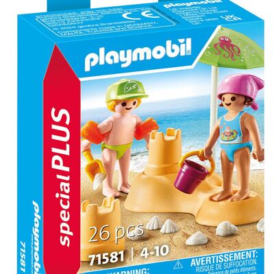 Playmobil 71581 Playmobil Special Plus Niños en la playa Figura - Juguetes para bebés y niños - Edad 4+