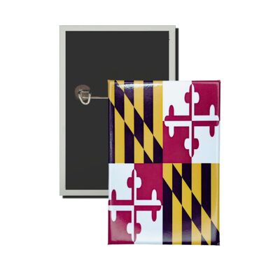 Chapa Vertical - Bandera Estado Maryland - USA