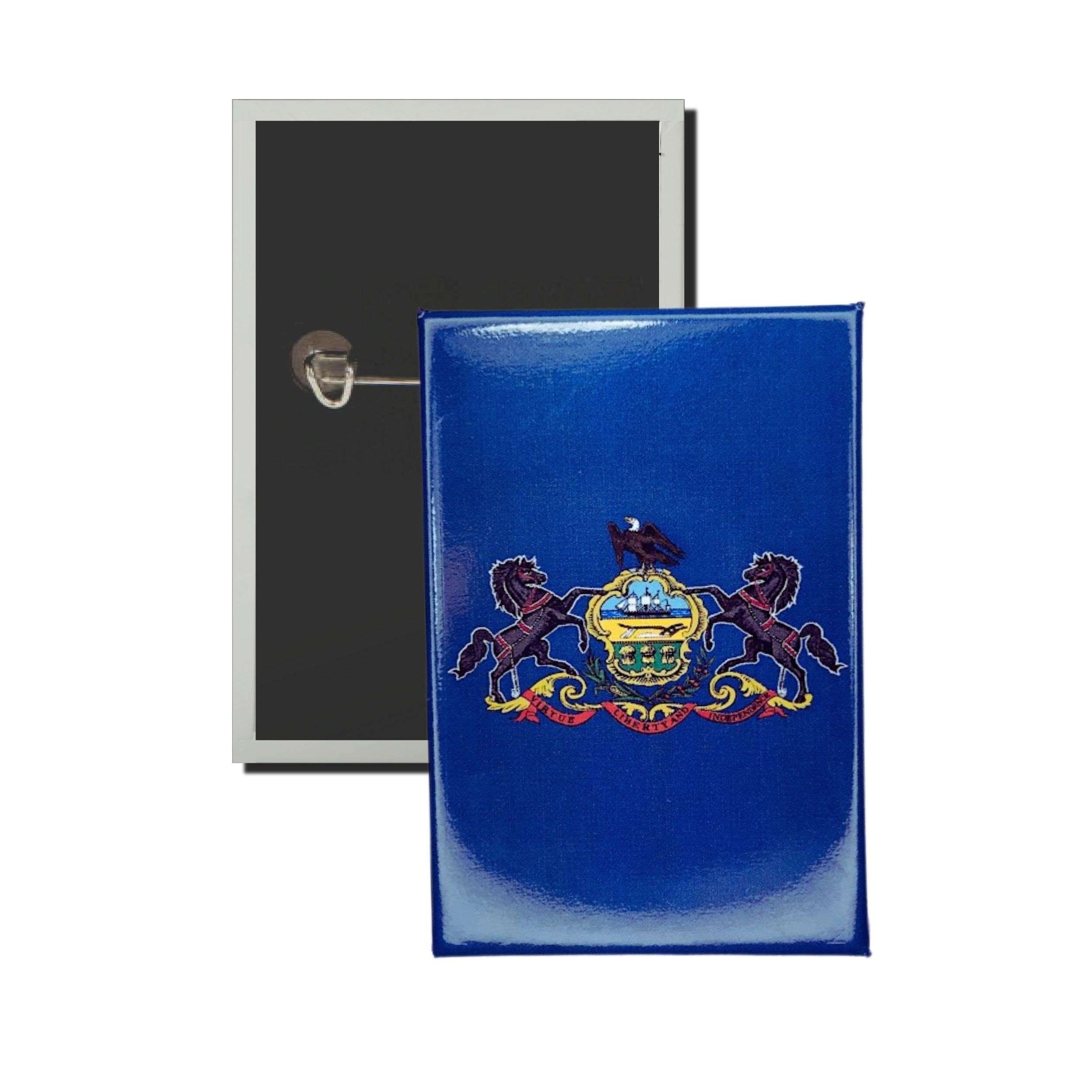 Chapa Vertical - Bandera Estado Pennsylvania - USA