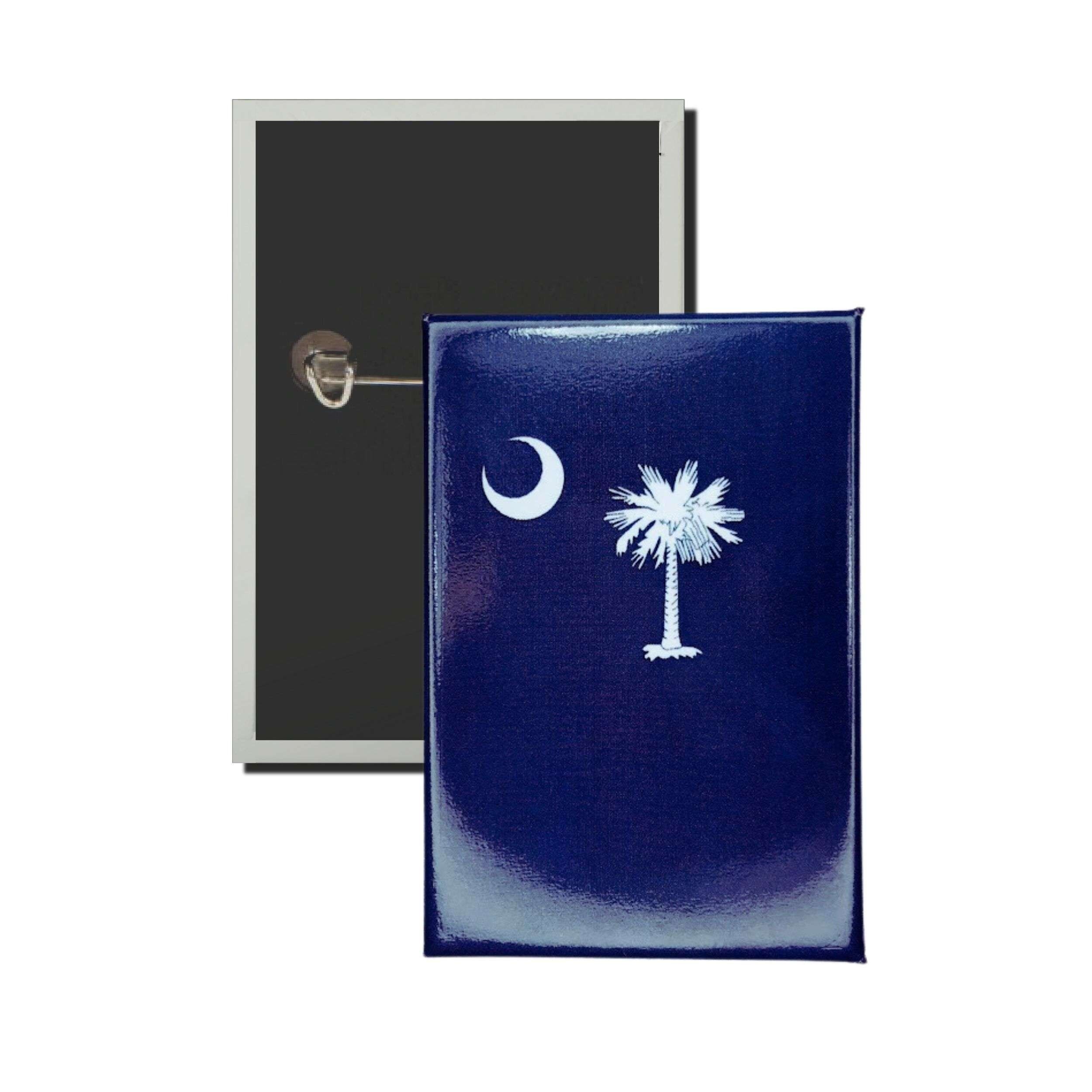 Chapa Vertical - Bandera Estado South Carolina - USA