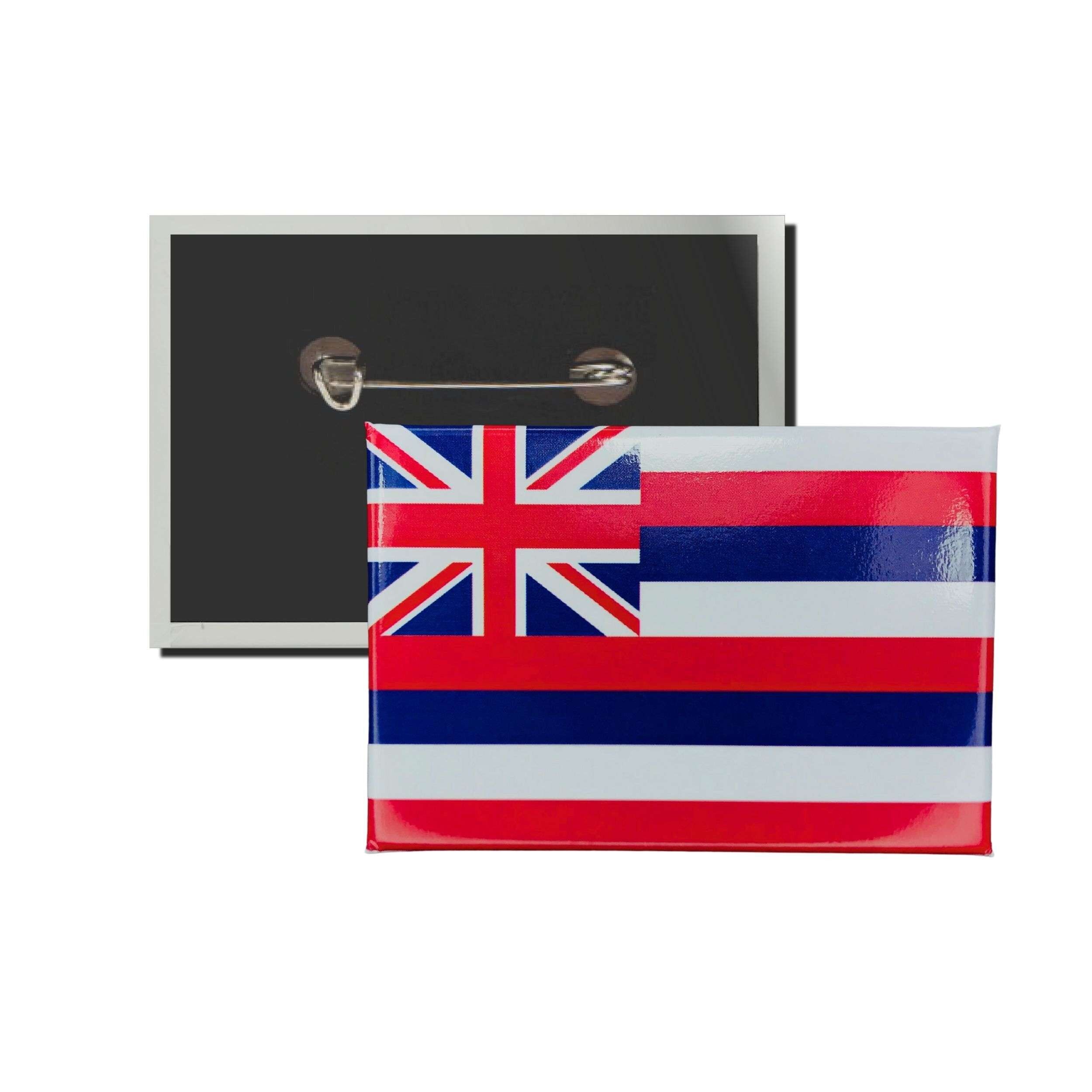 Chapa Horizontal - Bandera Estado Hawaii - USA