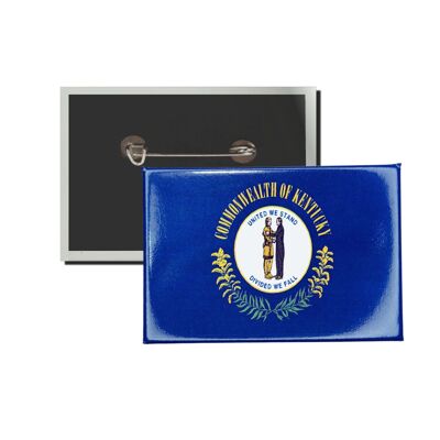 Chapa Horizontal - Bandera Estado Kentucky - USA