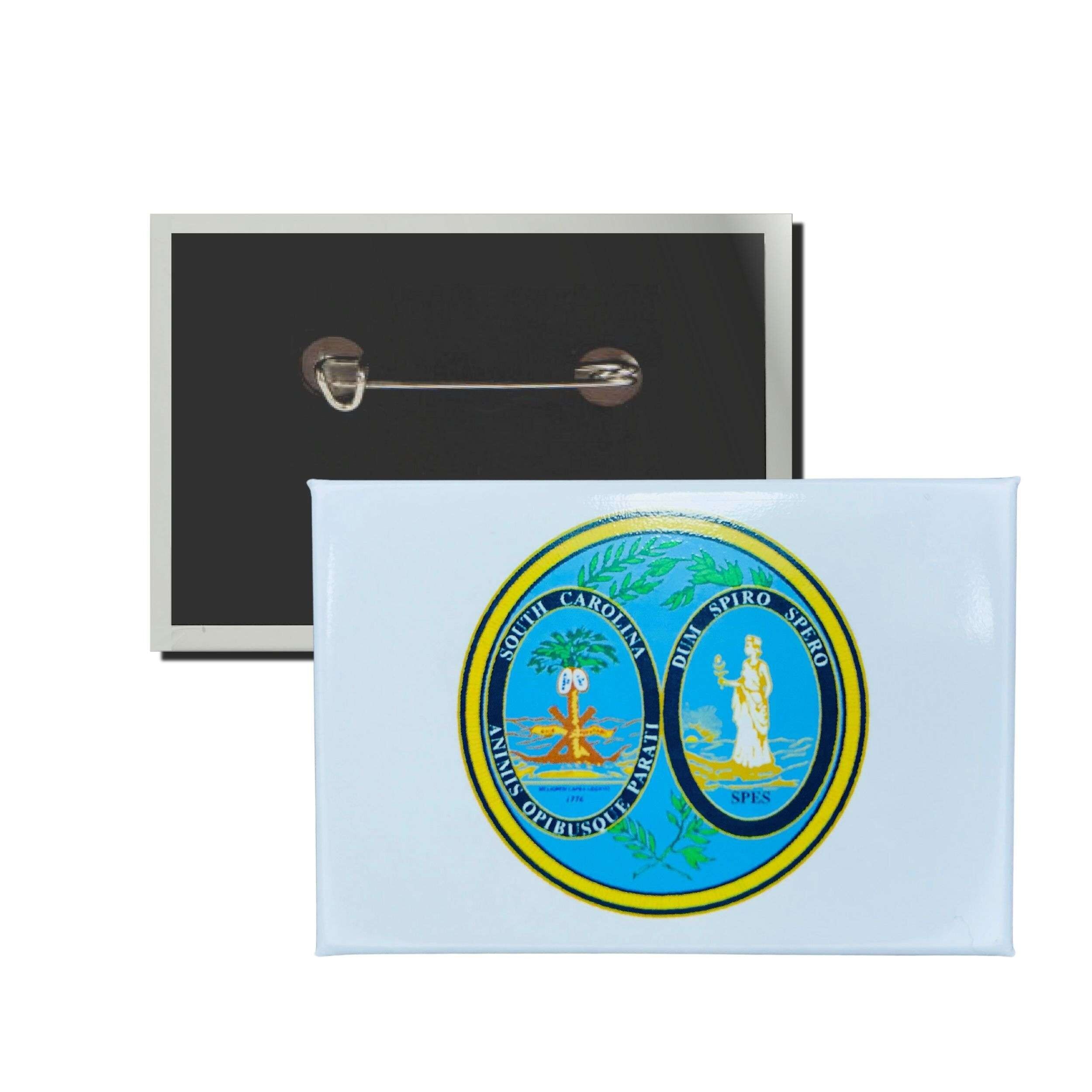 Chapa Horizontal - Escudo Estado South Carolina - USA