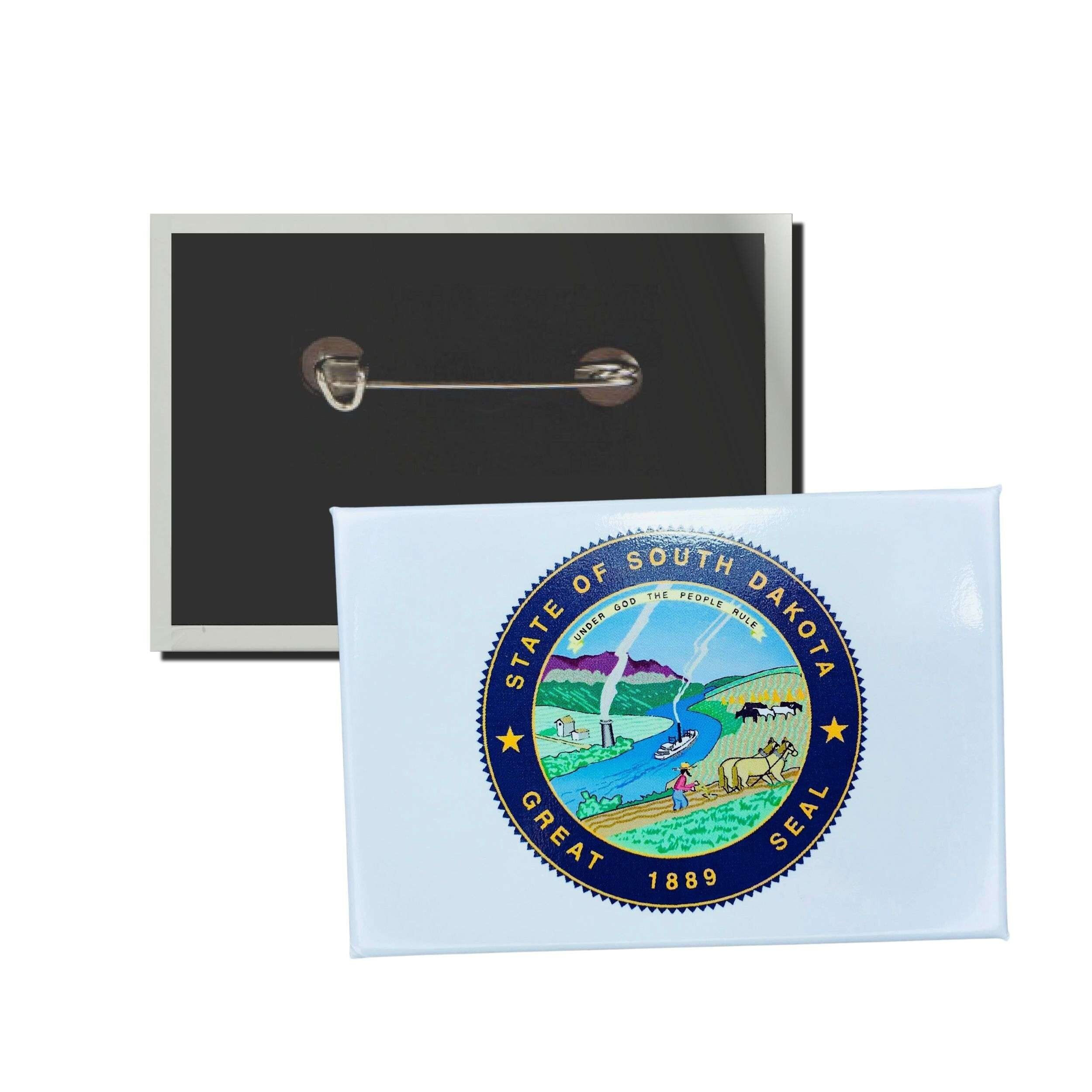 Chapa Horizontal - Escudo Estado South Dakota - USA