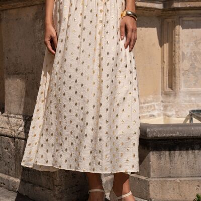 Ibiza metallic print skirt - CK08390