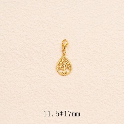 Charm - goutte avec arbre de vie