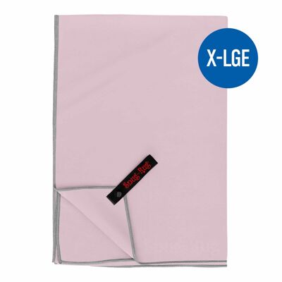 Asciugamano da spiaggia in microfibra Snug Rug, super assorbente, ad asciugatura rapida, leggero, extra large XL 200 x 90 cm - Sea Fog Mauve