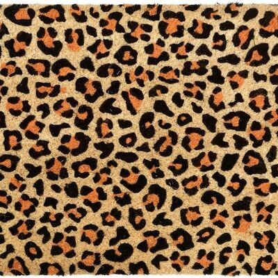 Leopard Printed Novelty Doormat Unique Coir Front Doormats Funny Door Mats