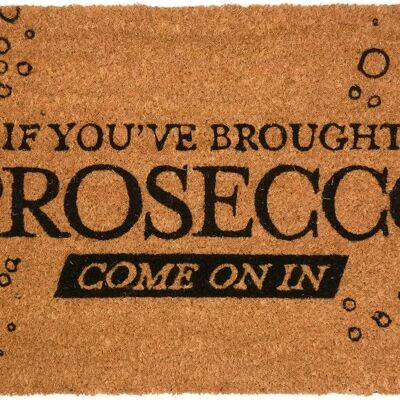 Come In Prosecco Novelty Doormat Unique Coir Front Doormats