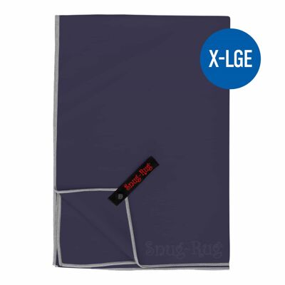 Asciugamano da spiaggia in microfibra Snug Rug, super assorbente, ad asciugatura rapida, leggero, extra large XL 200 x 90 cm - Blu eclissi