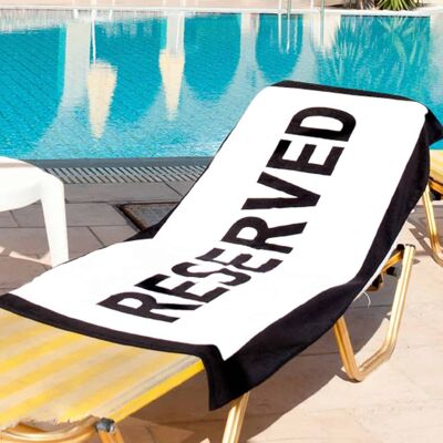 Serviette de bain en microfibre pour plage, piscine, transat