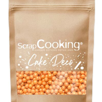 Barattolo di dolci decorazioni perle dorate 55g