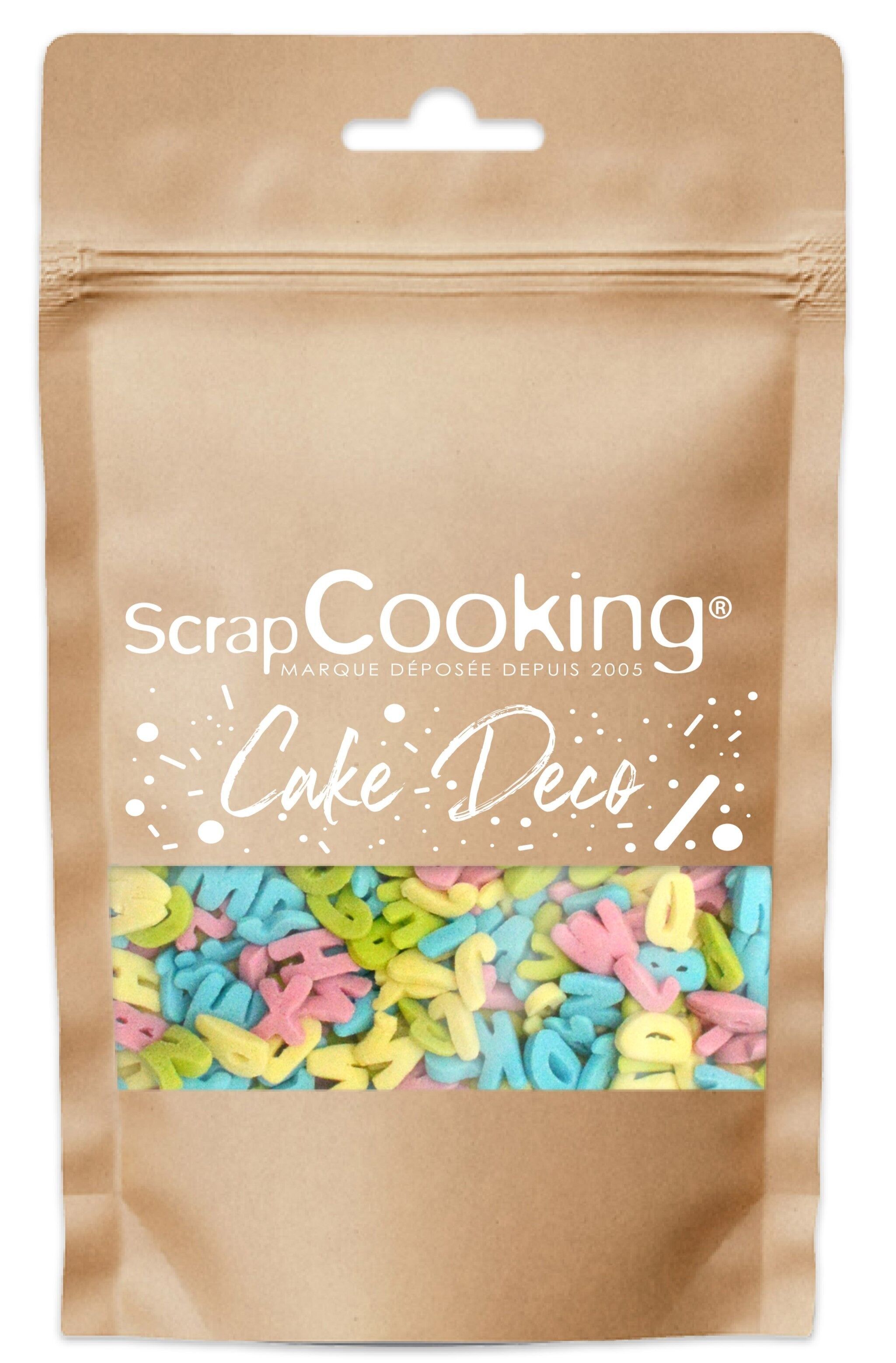 Barattolo decorativo dolce "alfabeto" 55g