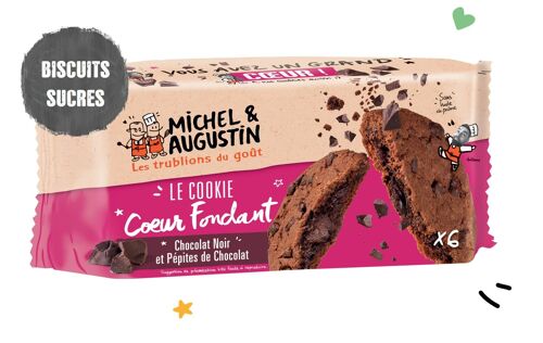 Cookie Coeur Fondant Tout chocolat 180g