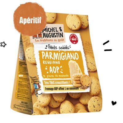 Sablés apéritifs Parmigiano Reggiano AOP 100g