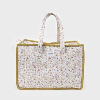 Borsa da viaggio con fiori primaverili