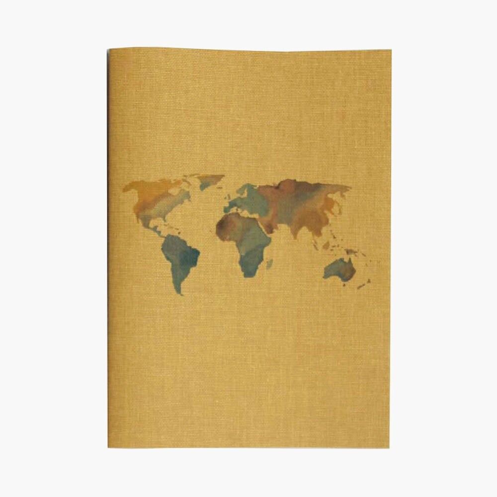 Genähtes Notizbuch A5 Karton