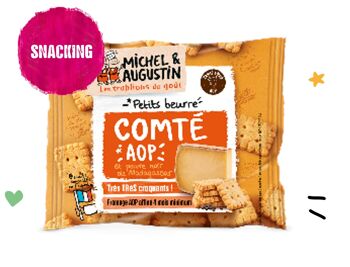 Petits beurre apéritifs Comté AOP 30g snacking 1