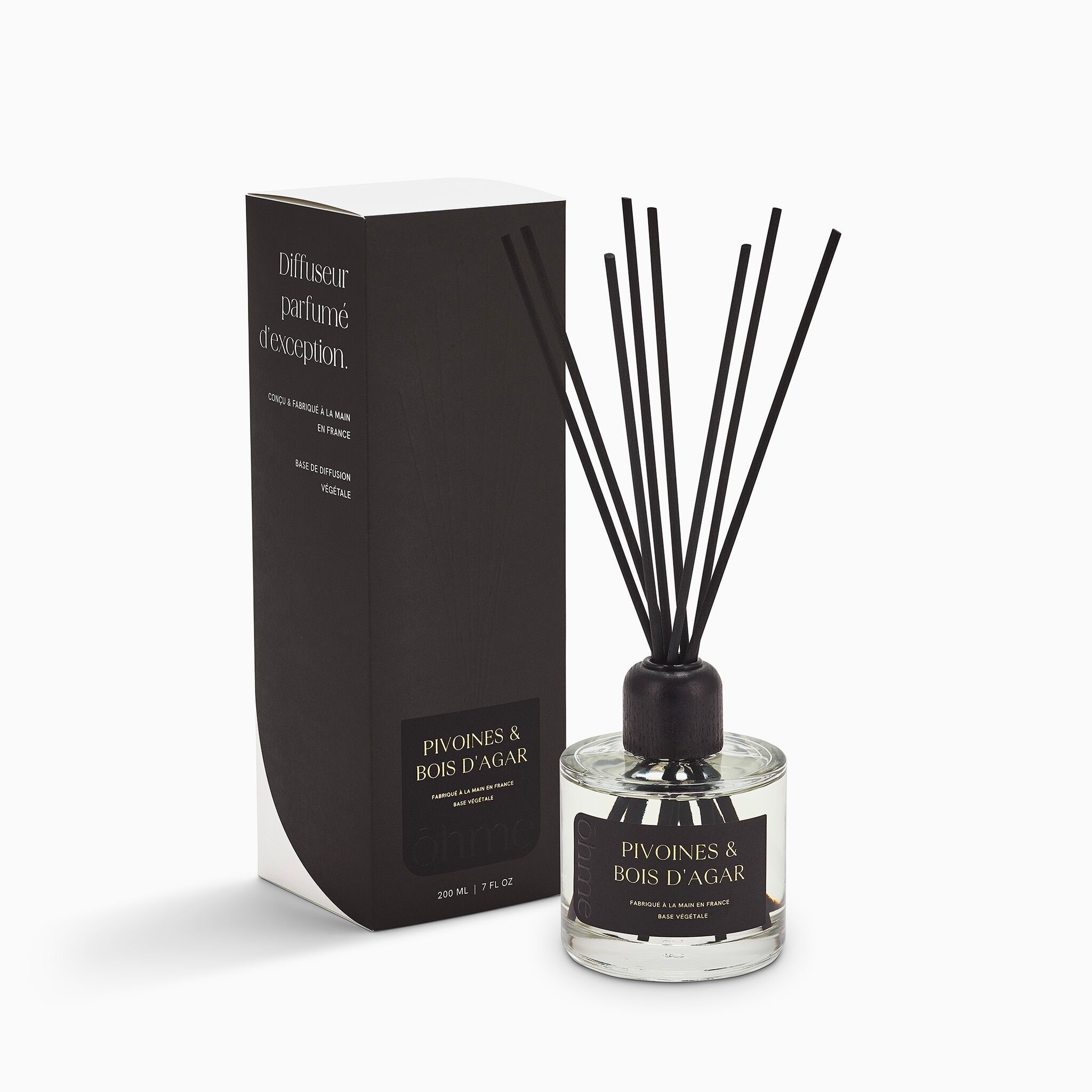Large Peony & Agarwood Reed Diffuser | Plant-Based Diffuser Base