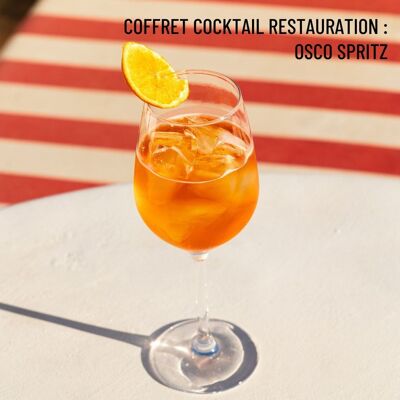 CHR - OSCO Spritz Pack: L'Éclat Brut BIO 75cl (x5) and Monin Orange Spritz Syrup 70cl (x1) - Serve alcohol-free Spritzes with ease!