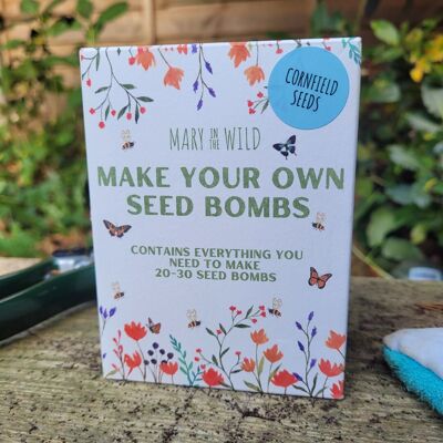 Haz tus propias bombas de semillas - Kit de mezcla de semillas de maizal