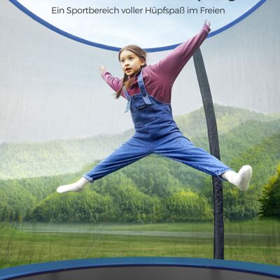Trampolino da giardino con rete Ø 244 cm