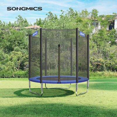 Trampolino Ø 183 cm Nero-Blu
